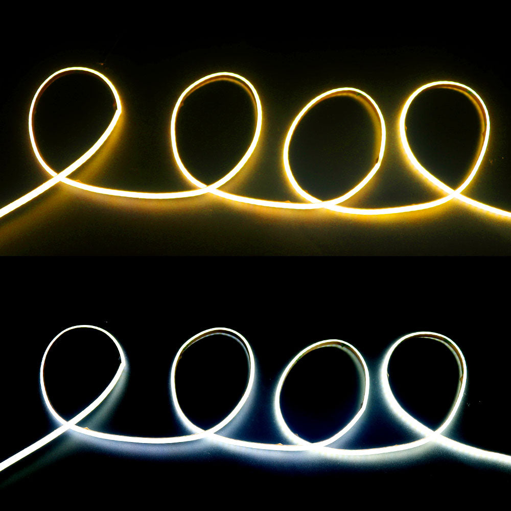 CCT COB LED Strip 4mm Width Super Thin Tunable White