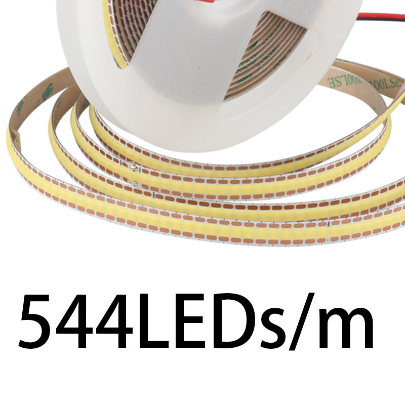 Free Cut COB LED Strip Light 8mm 544LEDs/m