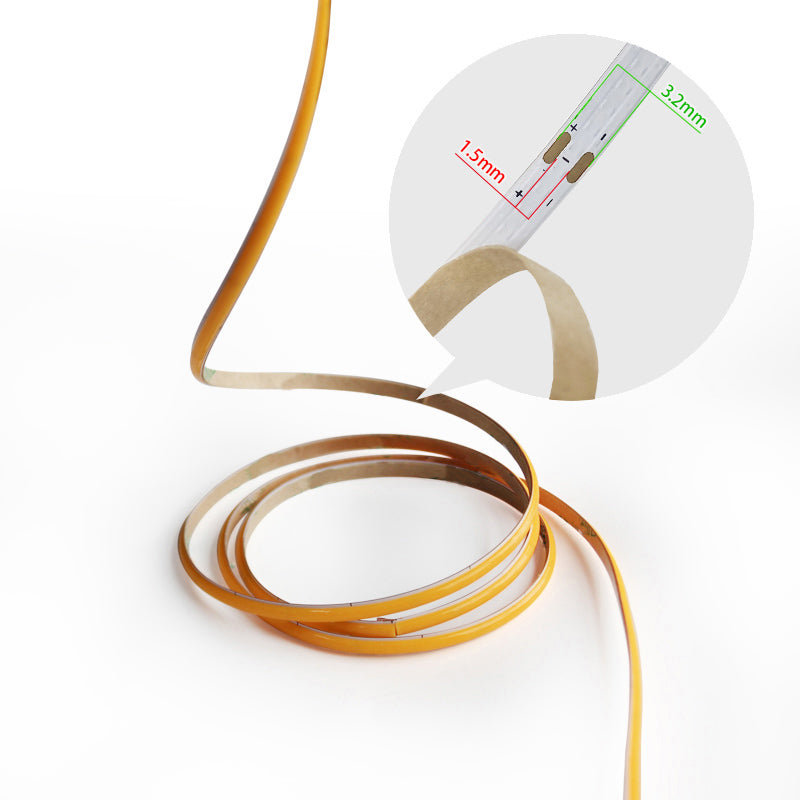 4mm COB LED Strip for DIY Craft Car DC 5V 12V 24V