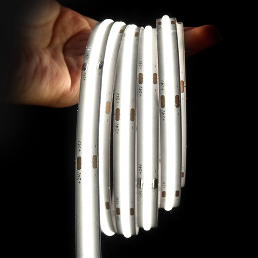 10mm Width COB LED Strip Light 480LED/m DC 12V 24V Dimmable