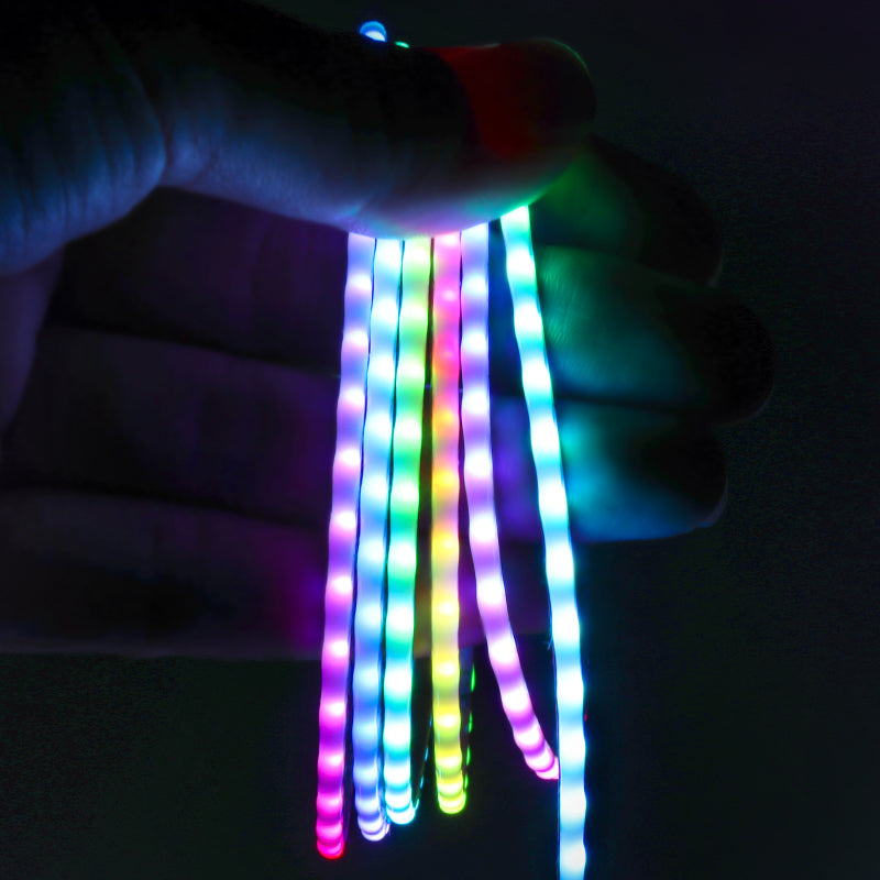 Super Thin 3mm COB RGB Pixel LED Strip DC 5V WS2812B
