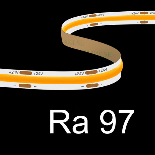 Ra97 COB LED Strip Light 8mm 480LED/m DC 24V Dimmable