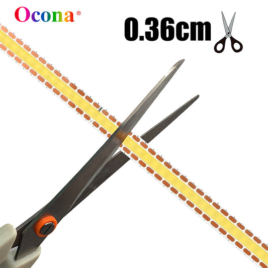 Free Cut COB LED Strip Light 8mm 544LEDs/m